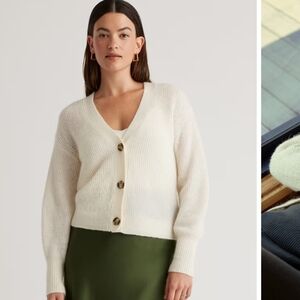 Quince Cream Cardigan Size Xs